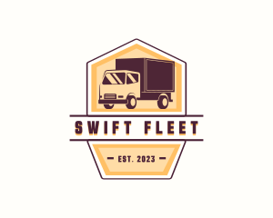 Truck Logistics Transport logo design