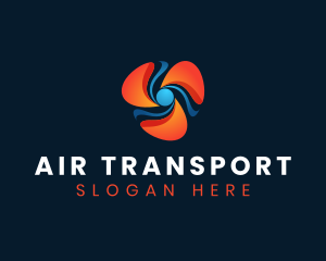 Industrial Fan Airflow logo design