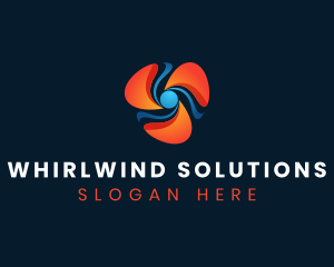 Industrial Fan Airflow logo design