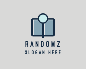 Magnifying Glass Book  logo