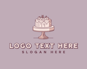 Wedding Floral Cake logo