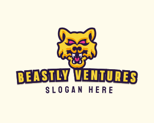 Angry Wildcat Beast logo design