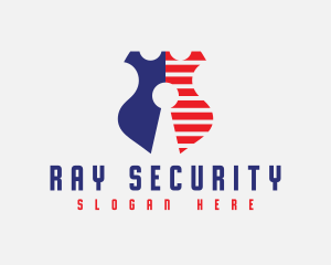 Keyhole Badge Security logo design