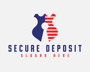 Keyhole Badge Security logo design