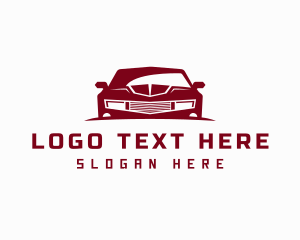 Red Car Vehicle logo