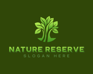 Natural Organic Tree logo design