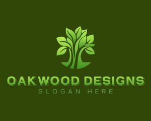 Natural Organic Tree logo design