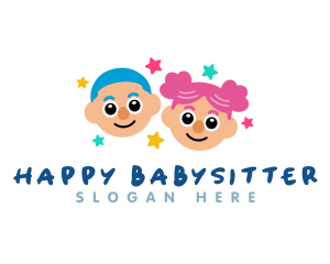 Happy Children Preschooler logo design