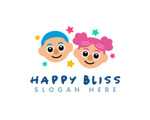 Happy Children Party logo design