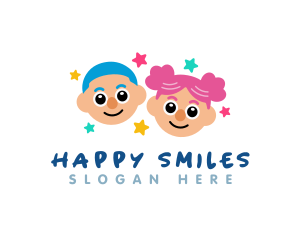 Happy Children Preschooler logo design