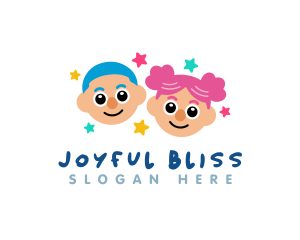 Happy Children Party logo design