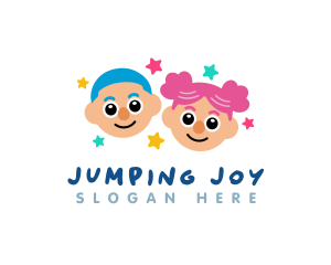 Happy Children Preschooler logo design