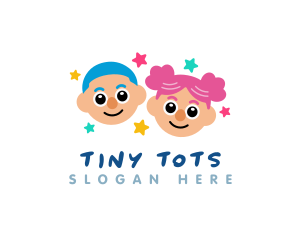 Happy Children Preschooler logo design