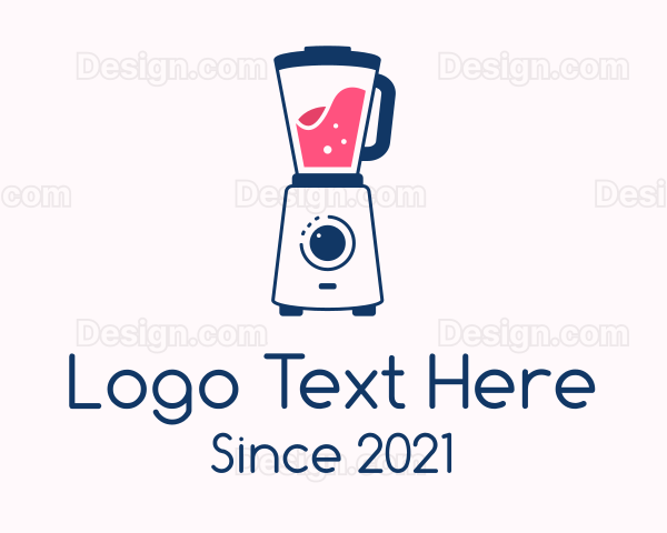 Minimalist Kitchen Blender Logo
