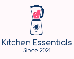 Minimalist Kitchen Blender logo design