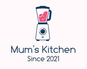 Minimalist Kitchen Blender logo design