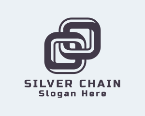 Silver Interlinked Chain logo