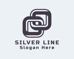 Silver Interlinked Chain logo