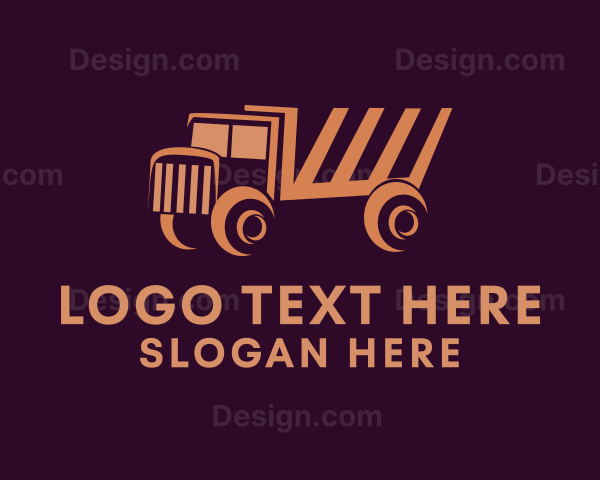 Delivery Truck Transport Logo