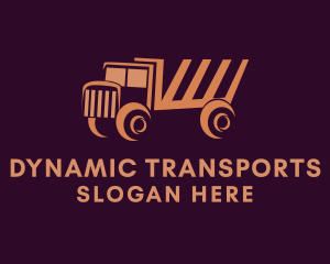 Delivery Truck Transport  logo design