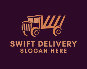 Delivery Truck Transport  logo design