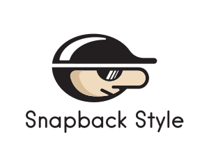 Cap Sunglasses Cartoon logo