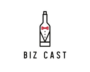 Drink Bottle Tuxedo Suit logo