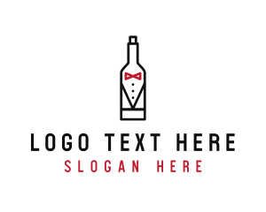 Drink Bottle Tuxedo Suit logo