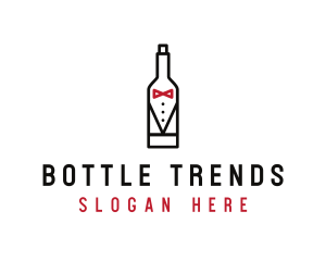 Drink Bottle Tuxedo Suit logo