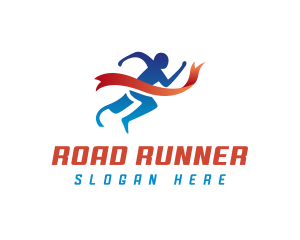 Prosthetic Runner Athlete logo design