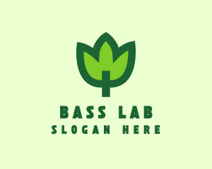 Green Eco Leaf logo design