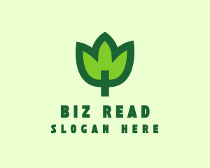 Green Eco Leaf logo design