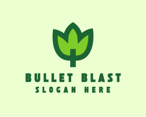 Green Eco Leaf logo design