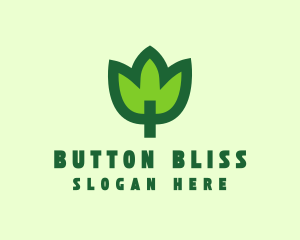 Green Eco Leaf logo design