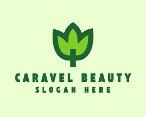 Green Eco Leaf logo design