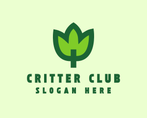 Green Eco Leaf logo design