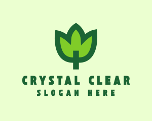 Green Eco Leaf logo design