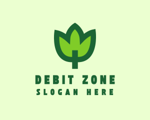 Green Eco Leaf logo design