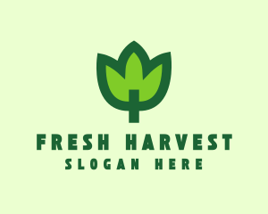 Green Eco Leaf logo design