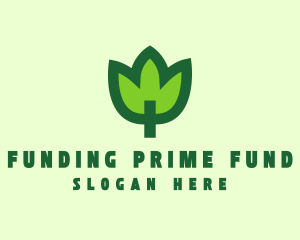 Green Eco Leaf logo design