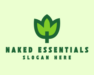 Green Eco Leaf logo design