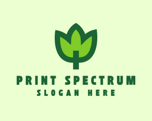 Green Eco Leaf logo design