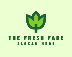 Green Eco Leaf logo design