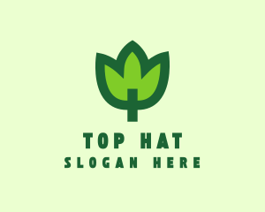 Green Eco Leaf logo design