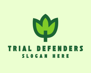 Green Eco Leaf logo design