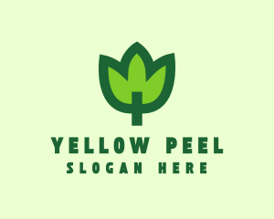 Green Eco Leaf logo design