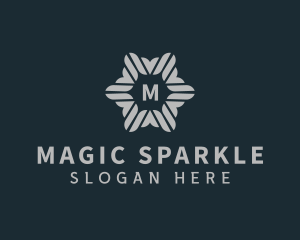 Decorative Sparkle Star logo design