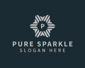 Decorative Sparkle Star logo design