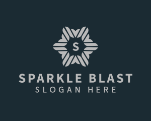 Decorative Sparkle Star logo design