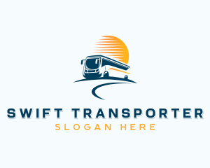 Bus Travel Transportation  logo design